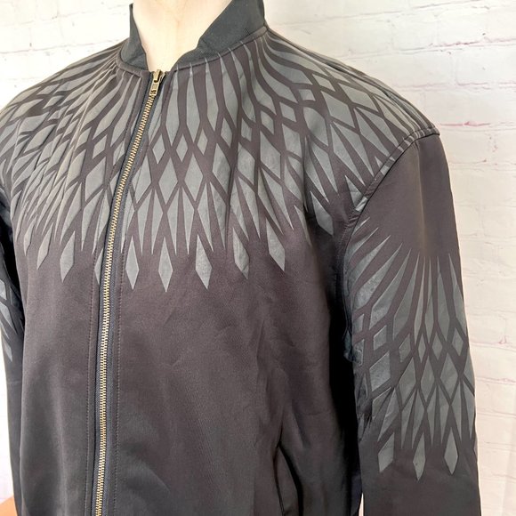 NWT Mens Black Jacket - Zip Up - Size XL - Picture 3 of 10